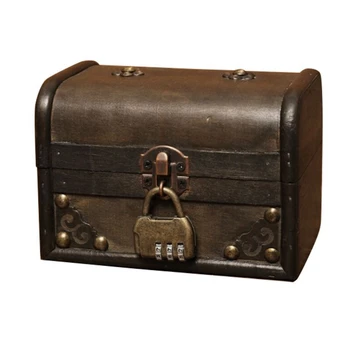 Chic Wooden Pirate Jewellery Storage Box Case Holder Vintage Treasure Chest for Wooden organizer Small
Chic Wooden Pirate Jewellery Storage Box Case Holder Vintage Treasure Chest for Wooden organizer Small