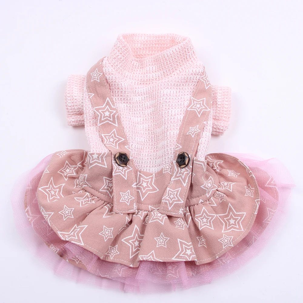 Small Dog Cat Dress/Jumpsuit Stars Design Pet Puppy T-shirt Sweater Autumn/Spring Clothes Apparel
Small Dog Cat Dress/Jumpsuit Stars Design Pet Puppy T-shirt Sweater Autumn/Spring Clothes Apparel