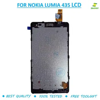 For Microsoft Nokia lumia 435 lcd Display mobile phone Touch panel Screen frame Black Digitizer Assembly for Nokia 435 lcd+kits
For Microsoft Nokia lumia 435 lcd Display mobile phone Touch panel Screen frame Black Digitizer Assembly for Nokia 435 lcd+kits
