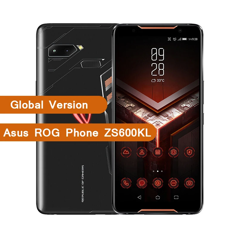 Asus ROG телефон Глобальная версия ZS600KL игровой Android 8 1 ГБ ОЗУ Snapdragon 845 Восьмиядерный