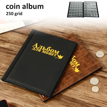 10 Pages 250 Units Coin Album Russian Language Professional Coins Collection Book Holder for Euro Collecting Storage Supplies
10 Pages 250 Units Coin Album Russian Language Professional Coins Collection Book Holder for Euro Collecting Storage Supplies
