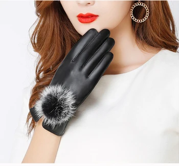 New Winter Women Mittens Gloves Cold Warm PU Leather Rabbit Fur Balls Female Gloves Touche Screen Gloves Riding Skiing Gloves
New Winter Women Mittens Gloves Cold Warm PU Leather Rabbit Fur Balls Female Gloves Touche Screen Gloves Riding Skiing Gloves