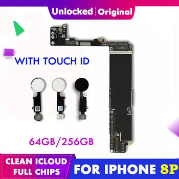 For iPhone 8 Plus Original Motherboard 64GB 256GB Touch ID iCloud Unlock 8Plus Logic Boards Unlocked Mainboard Support Updated
For iPhone 8 Plus Original Motherboard 64GB 256GB Touch ID iCloud Unlock 8Plus Logic Boards Unlocked Mainboard Support Updated