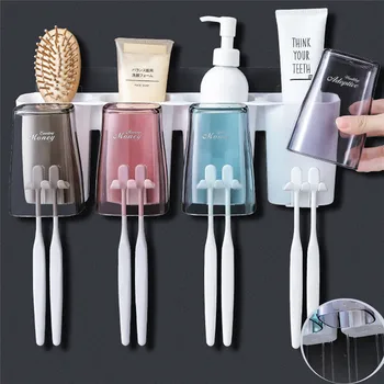 Creative Toothpaste Toothbrush Storage Holders New Bathroom Wall Mount Stand Storage Organizer Fashion Handy Bathroom Racks
Creative Toothpaste Toothbrush Storage Holders New Bathroom Wall Mount Stand Storage Organizer Fashion Handy Bathroom Racks
