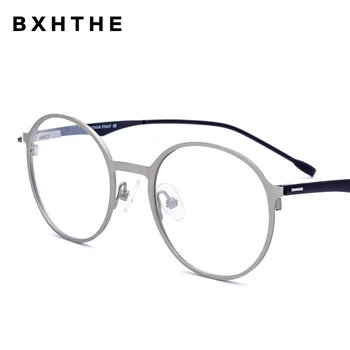 Korea New Women Luxury Titanium Alloy Optics Glasses Frames Round Ultralight Myopia Prescription Eyeglasses Without Screws
Korea New Women Luxury Titanium Alloy Optics Glasses Frames Round Ultralight Myopia Prescription Eyeglasses Without Screws