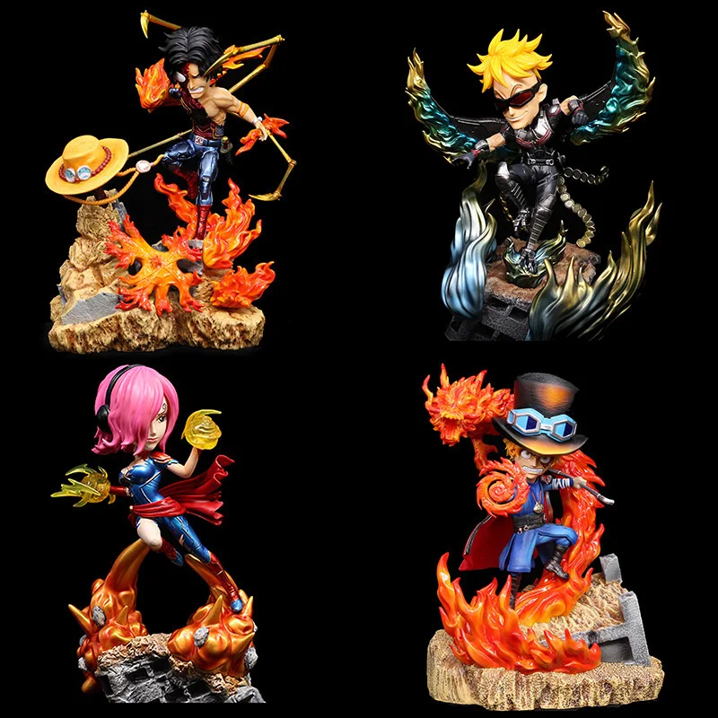 Anime One Piece Ace Sabo Marco Reiju as Marvel Avengers Captain Marvel Hawkeye Doctor Strange Spiderman PVC Figure Model Toys
Anime One Piece Ace Sabo Marco Reiju as Marvel Avengers Captain Marvel Hawkeye Doctor Strange Spiderman PVC Figure Model Toys