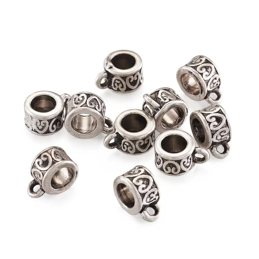 Tibetan Antique Silver Color Connector Bail Tube Beads Spacer Bead Hanger For Jewelry Making European Charm Bracelet Pendant
Tibetan Antique Silver Color Connector Bail Tube Beads Spacer Bead Hanger For Jewelry Making European Charm Bracelet Pendant
