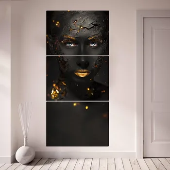Canvas Painting Modular Pictures Hd Printed 3 Pieces African Black Woman Poster For Bedroom Frame Wall Artwork Home Decoration
Canvas Painting Modular Pictures Hd Printed 3 Pieces African Black Woman Poster For Bedroom Frame Wall Artwork Home Decoration