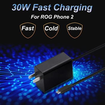 Original For ASUS ROG Phone 2 USB QC4.0 PD3.0 Type-C 30W Fast Charging Charger Cable USB-C Cabel For ROG Phone II ZS660KL 2019
Original For ASUS ROG Phone 2 USB QC4.0 PD3.0 Type-C 30W Fast Charging Charger Cable USB-C Cabel For ROG Phone II ZS660KL 2019