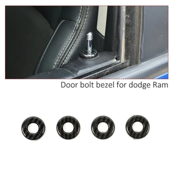 Carbon Fiber Door Lock Pin Cover Black ABS Car DIY 4pcs/Set Decor For Dodge RAM 1500 2010-2020
Carbon Fiber Door Lock Pin Cover Black ABS Car DIY 4pcs/Set Decor For Dodge RAM 1500 2010-2020