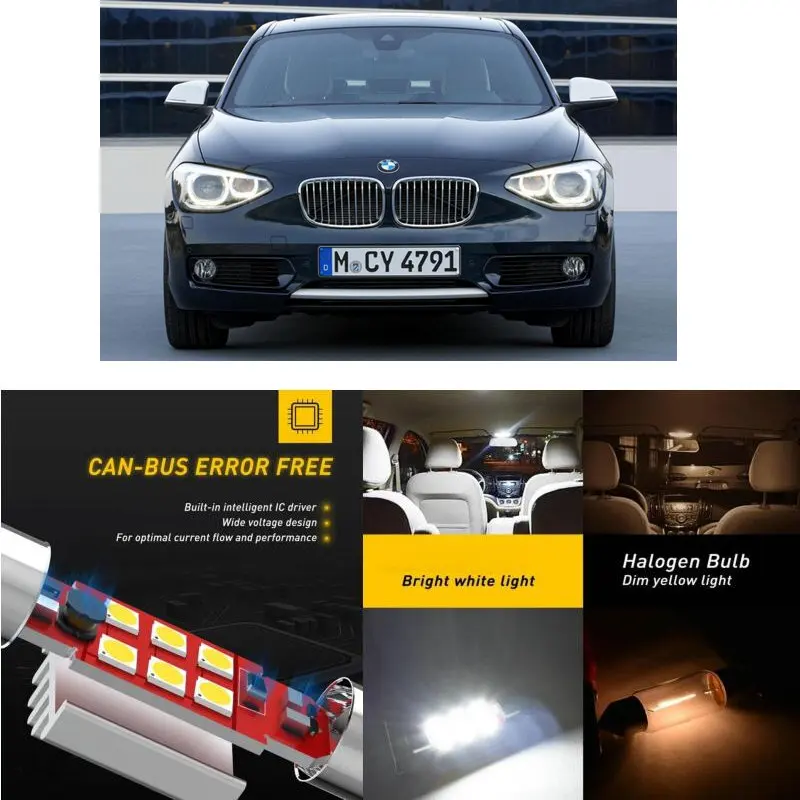 LED Interior Car Lights For Bmw f20 Interior rear trunk glove box make-up mirror lighting error free
LED Interior Car Lights For Bmw f20 Interior rear trunk glove box make-up mirror lighting error free