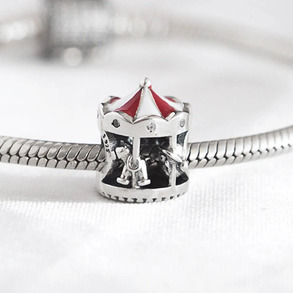 Girls Bracelets Bead Silver DIY Jewelry Christmas Carousel Charm fit Lady Bracelet Bangle
Girls Bracelets Bead Silver DIY Jewelry Christmas Carousel Charm fit Lady Bracelet Bangle