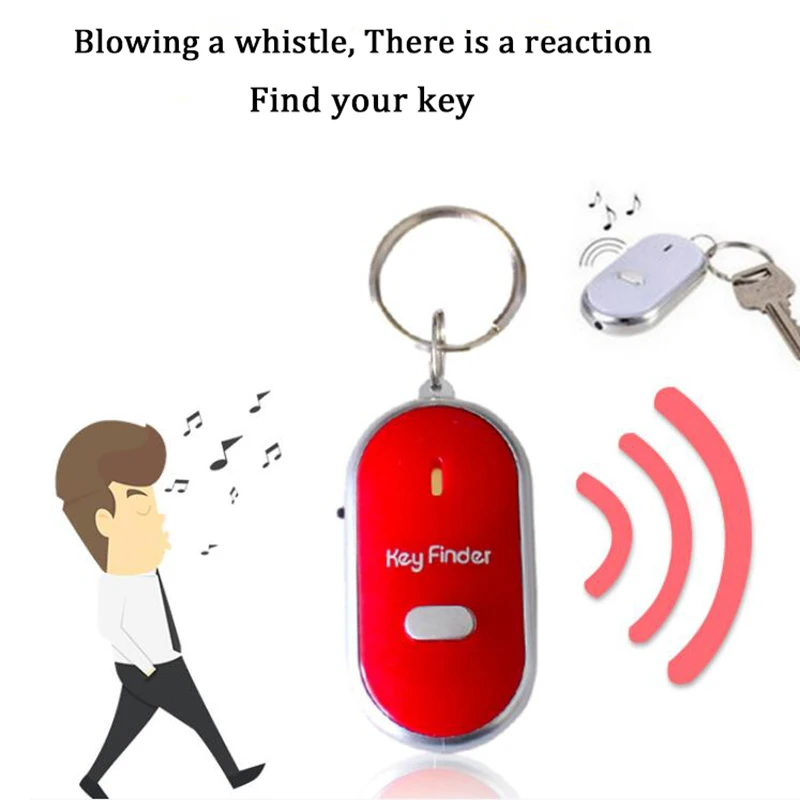 2019 New 4 Colors Mini LED Whistle Key Finder Flashing Beeping Remote Lost Keyfinder Locator Keyring for children the older
2019 New 4 Colors Mini LED Whistle Key Finder Flashing Beeping Remote Lost Keyfinder Locator Keyring for children the older