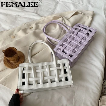 Designer Openwork Small Bag Hollow Weave Women's bag 2020 Spring New Fashion Handbag Net Red Women Single Shoulder Underarm Bag
Designer Openwork Small Bag Hollow Weave Women's bag 2020 Spring New Fashion Handbag Net Red Women Single Shoulder Underarm Bag