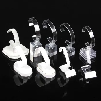 1 PC Transparent Plastic Velvet C Type Design Jewelry Bracelet Bangle Watch Display Rack Stand Holder New Black/White
1 PC Transparent Plastic Velvet C Type Design Jewelry Bracelet Bangle Watch Display Rack Stand Holder New Black/White