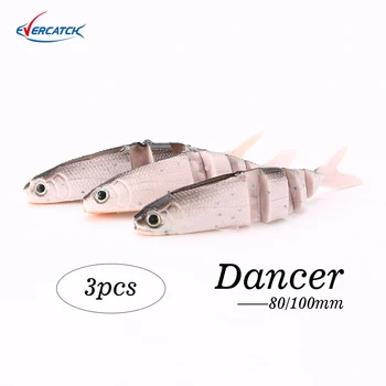 Evercatch dancer 80/100mm silicone swimbait rubber soft bait wobblers fishing lure for bass pike perch
Evercatch dancer 80/100mm silicone swimbait rubber soft bait wobblers fishing lure for bass pike perch