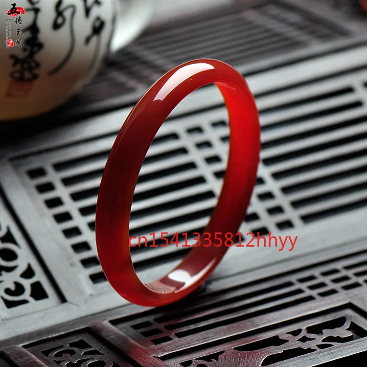 Hot Selling Natural Red Agate Thin Strip Bangle Charm Jewellery Hand-Carved Bracelet for Women Men Fashion Accessories 52-72mm
Hot Selling Natural Red Agate Thin Strip Bangle Charm Jewellery Hand-Carved Bracelet for Women Men Fashion Accessories 52-72mm