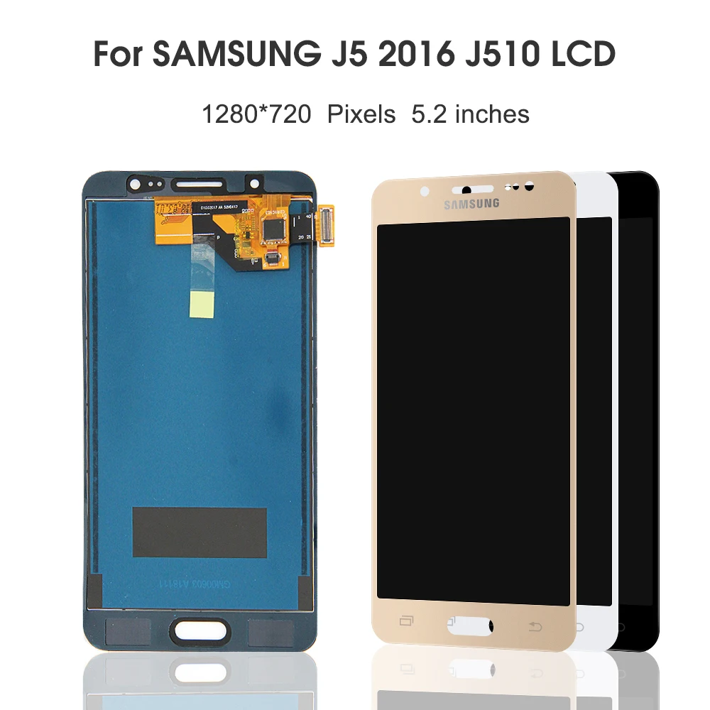 For Samsung Galaxy J5 2016 J510 LCD Display Touch Screen J510FN J510F J510M J510H /DS LCD Display Digitizer Assembly + Tools
For Samsung Galaxy J5 2016 J510 LCD Display Touch Screen J510FN J510F J510M J510H /DS LCD Display Digitizer Assembly + Tools