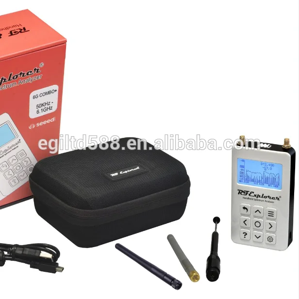 Портативный анализатор спектра RF Explorer 6G Combo Plus, анализатор спектра 50 кГц до 6,1 ГГц 6G, полный диапазон сигнала
Портативный анализатор спектра RF Explorer 6G Combo Plus, анализатор спектра 50 кГц до 6,1 ГГц 6G, полный диапазон сигнала