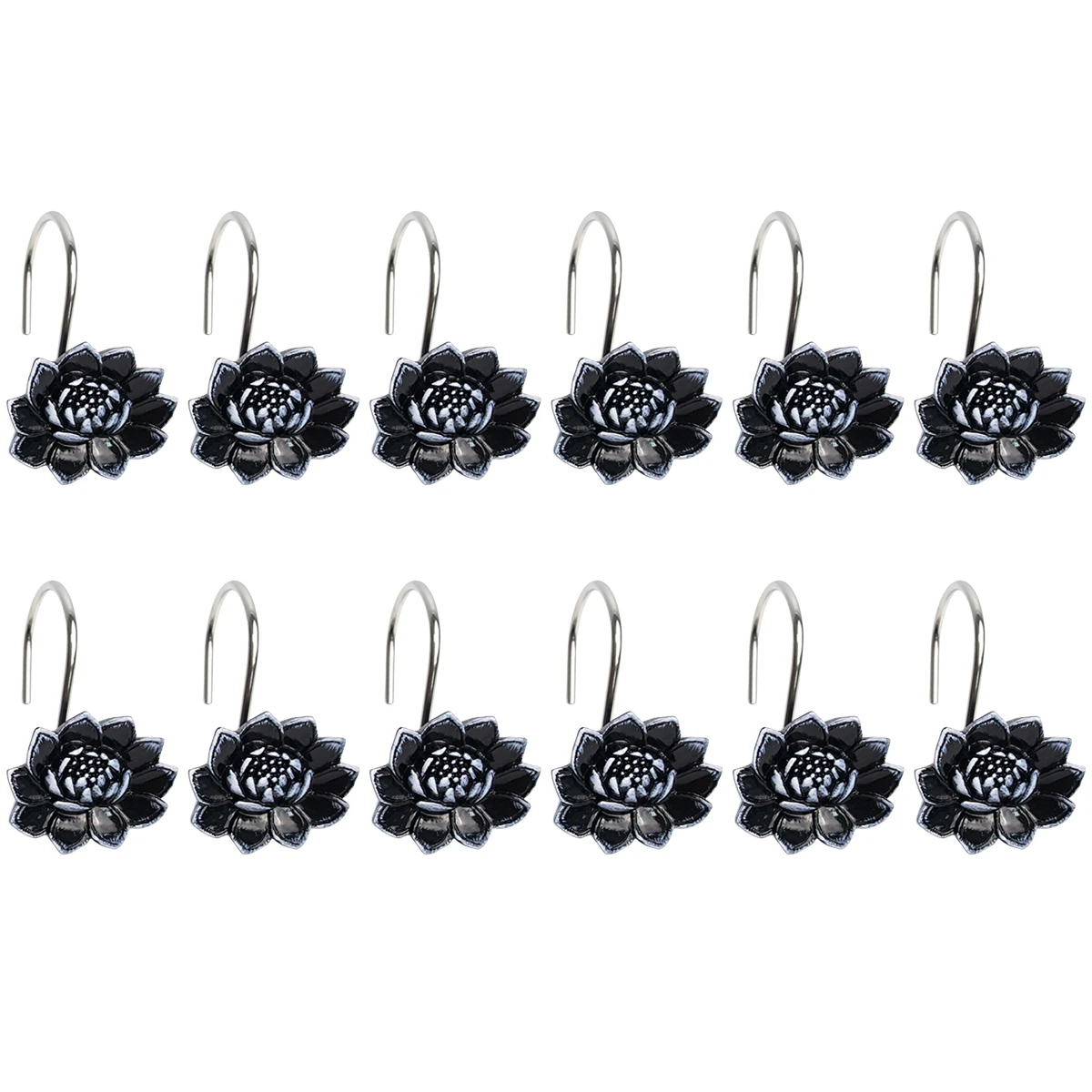12pc Shower Curtain Hooks Flower Curtain Hooks European Style Decor Resin Hooks Curtain Hooks Curtain Ring for Bathroom Home A20
12pc Shower Curtain Hooks Flower Curtain Hooks European Style Decor Resin Hooks Curtain Hooks Curtain Ring for Bathroom Home A20