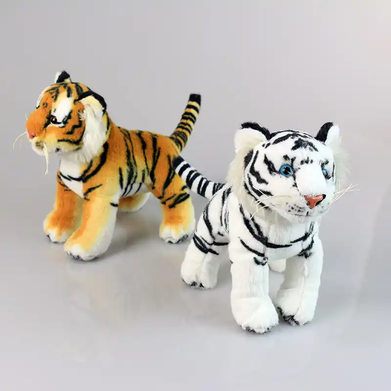 about 20x18cm lovely small tiger plush 
