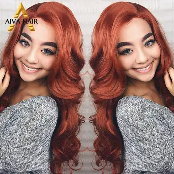 Aiva Hair High Temperature Fiber Synthetic Lace Front Wig Glueless Cosplay Copper Wig Long Wavy Synthetic Wigs For Women
Aiva Hair High Temperature Fiber Synthetic Lace Front Wig Glueless Cosplay Copper Wig Long Wavy Synthetic Wigs For Women