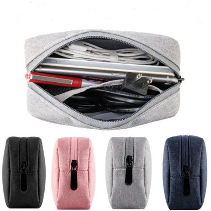 1PC Travel Closet Organizer Case for Headphones Storage Bag Digital Portable Zipper Accessories Charger Data Cable USB | Дом и сад