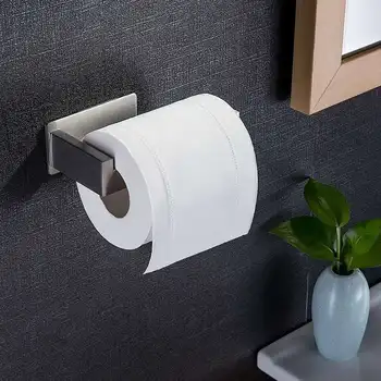 Stainless Steel Bathroom Paper Roll Rack Towel Holder Self Adhesive Wall Mount Toilet Kitchen Tissue Hanger Home Organizer
Stainless Steel Bathroom Paper Roll Rack Towel Holder Self Adhesive Wall Mount Toilet Kitchen Tissue Hanger Home Organizer
