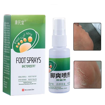 

30ml Hot Sale Foot Deodorant Spray Remove Foot Odor Beriberi Itchy feet Antiperspirant Foot Care Anti-odor Antibacterial Spray