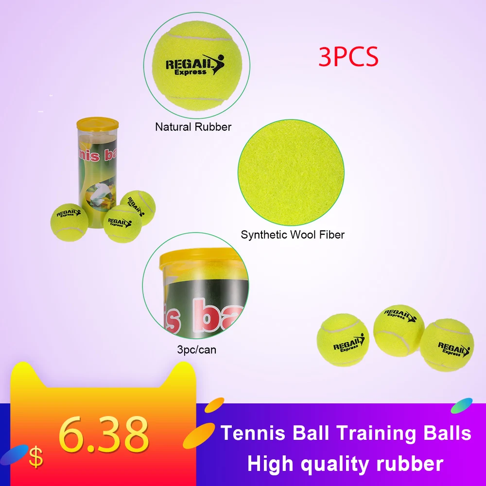 3PCS High Resilience Tennis Training Ball Practice Durable Tennis Ball Training Balls for Beginners Competition
3PCS High Resilience Tennis Training Ball Practice Durable Tennis Ball Training Balls for Beginners Competition