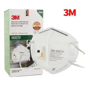 3M 9001V Masks 25pcs/box PM2.5 Particulate Respirator Dust Mask with Cool Flow Valve Breathable Mask
3M 9001V Masks 25pcs/box PM2.5 Particulate Respirator Dust Mask with Cool Flow Valve Breathable Mask