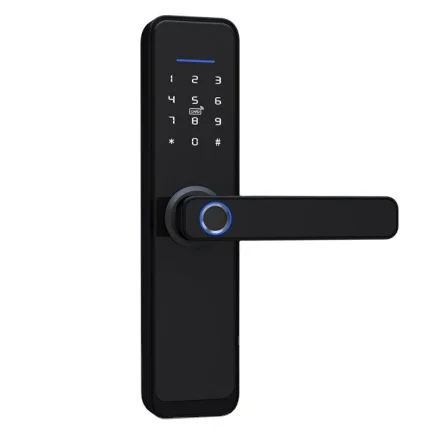 WiFi App Smart Door Lock Biometric Lock Fingerprint Door Handle Digital Keyless Lock
WiFi App Smart Door Lock Biometric Lock Fingerprint Door Handle Digital Keyless Lock