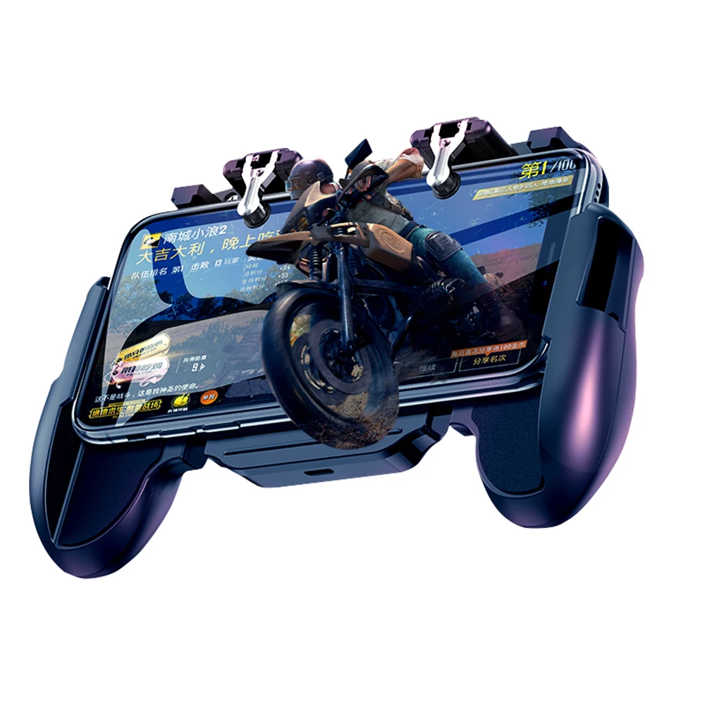 Mobile Gamepad Controller With Cooling Fan Cooler For PUBG Android IOS For Xiaomi K30i L2R2 Six Finger Trigger Joystick Game Pad
Mobile Gamepad Controller With Cooling Fan Cooler For PUBG Android IOS For Xiaomi K30i L2R2 Six Finger Trigger Joystick Game Pad