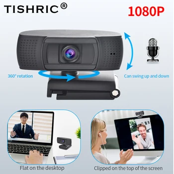 TISHRIC Web cam/Webcamera 1080P 720 Full HD Video PC Camera for Computer with Microphone Autofocus/Manual Focus USB Plug n PLay
TISHRIC Web cam/Webcamera 1080P 720 Full HD Video PC Camera for Computer with Microphone Autofocus/Manual Focus USB Plug n PLay