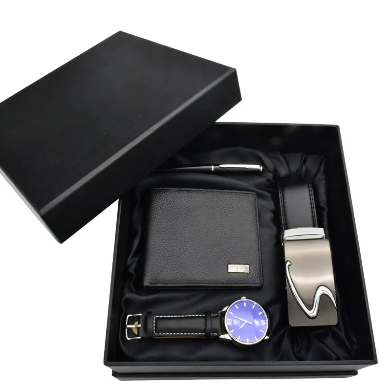 Men Gift Set Exquisite Packaging Watch + Wallet Set Heat-Creative Packaged Combination
Men Gift Set Exquisite Packaging Watch + Wallet Set Heat-Creative Packaged Combination