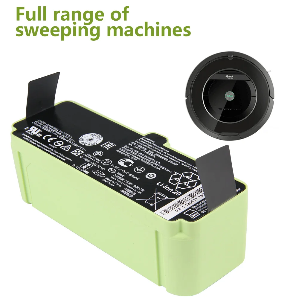 Replacement Battery For iRobot Roomba 655 690 6 series 650 655 690 7 series 780 790 8 series 861 864 805 870 9 machine 961 964
Replacement Battery For iRobot Roomba 655 690 6 series 650 655 690 7 series 780 790 8 series 861 864 805 870 9 machine 961 964