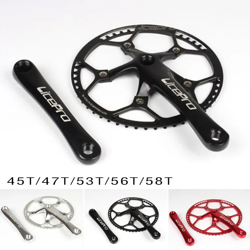 Litepro Folding Bicycle Crank + Crankset Aluminum Alloy 45t/ 47t/53t/56t/58t Durable Strong Hardness Mtb Bicycle Accessories
Litepro Folding Bicycle Crank + Crankset Aluminum Alloy 45t/ 47t/53t/56t/58t Durable Strong Hardness Mtb Bicycle Accessories