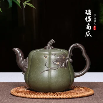 Initiates a pot of tea fragrance yixing famous pure manual green pumpkin are recommended master craftsmanship make tea
Initiates a pot of tea fragrance yixing famous pure manual green pumpkin are recommended master craftsmanship make tea