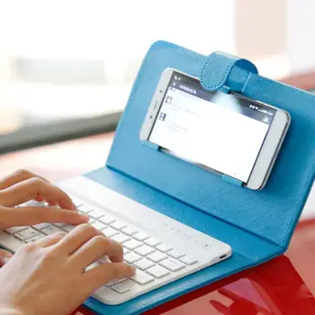 Protective Mobile Phone With Bluetooth Keyboard Wireless Keyboard Case Portable PU Leather For 4.5-6.8 IPhone / Android Phone
Protective Mobile Phone With Bluetooth Keyboard Wireless Keyboard Case Portable PU Leather For 4.5-6.8 IPhone / Android Phone