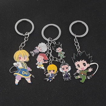 Anime Hunter x Hunter Keychain GON Killua Zoldyck Kurapika Leorio Hisoka Figures Key Chain for Women Men Keyring Key Holder Gift
Anime Hunter x Hunter Keychain GON Killua Zoldyck Kurapika Leorio Hisoka Figures Key Chain for Women Men Keyring Key Holder Gift