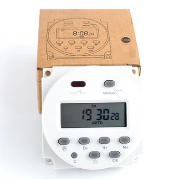 AC 220V 16A Time Digital LCD Power Control Programmable Timer Switch Relay Digital Time Switch
AC 220V 16A Time Digital LCD Power Control Programmable Timer Switch Relay Digital Time Switch