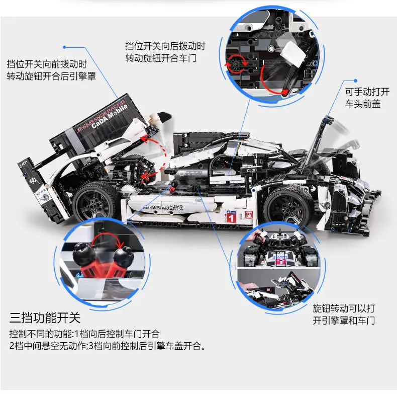 Double e Cracking Take C61016 Science And Technology Series 919 Endurance Contest Model Car Children'S Educational Assembled Bui
Double e Cracking Take C61016 Science And Technology Series 919 Endurance Contest Model Car Children'S Educational Assembled Bui