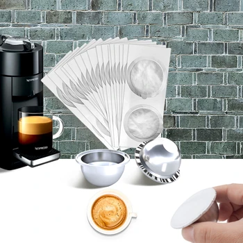 Refillable Nespresso Vertuoline Capsule Stainless Steel Reusable Capsule With Seals Nespresso Capsule Vertuo Coffee Filters Cup
Refillable Nespresso Vertuoline Capsule Stainless Steel Reusable Capsule With Seals Nespresso Capsule Vertuo Coffee Filters Cup