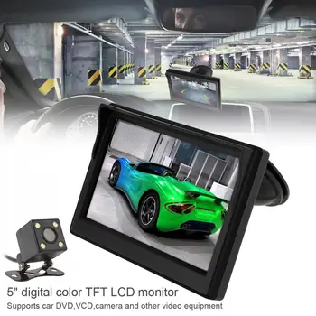 5 Inch Car TFT LCD Monitor 800X480 16:9 Screen 2 Way Video Input + 170 Degrees Wide Angle Lens Night Vision Rear View Camera
5 Inch Car TFT LCD Monitor 800X480 16:9 Screen 2 Way Video Input + 170 Degrees Wide Angle Lens Night Vision Rear View Camera