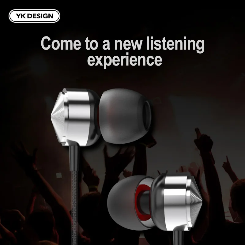 YK DESIGN R8 High quality wired earphones can control headphone noise reduction universal headphone sound quality
YK DESIGN R8 High quality wired earphones can control headphone noise reduction universal headphone sound quality