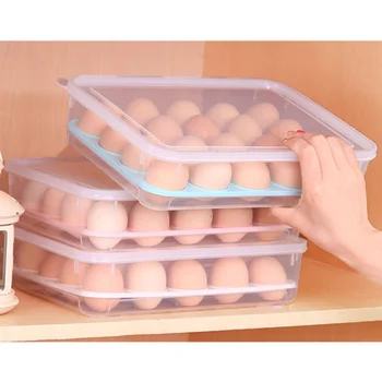 1PC Transparent Plastic Removable Eggs Storage Container Eggs Crisper for Kitchen Refrigerator
1PC Transparent Plastic Removable Eggs Storage Container Eggs Crisper for Kitchen Refrigerator