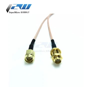 SMA male to SMA female Pigtail RG316 low loss RF cable plug to jack connector for WIFI FPV Antenna GSM, LAN 0-6Ghz 
SMA male to SMA female Pigtail RG316 low loss RF cable plug to jack connector for WIFI FPV Antenna GSM, LAN 0-6Ghz