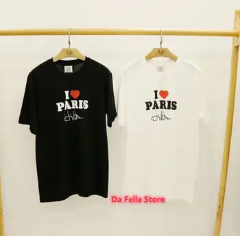2020SS VETEMENTS Tee I LOVE PARIS Hilton Signature Style Vetements T-shirt 1:1 Tag Back Alphabet embroidery VTM Men Women Tops 
2020SS VETEMENTS Tee I LOVE PARIS Hilton Signature Style Vetements T-shirt 1:1 Tag Back Alphabet embroidery VTM Men Women Tops