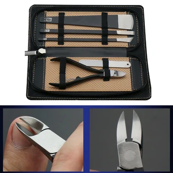 5pcs High-carbon Steel Nail File Accessories Tool Home Manicure Set Black Bag Pedicure Travel Nail Care Pliers Portable
5pcs High-carbon Steel Nail File Accessories Tool Home Manicure Set Black Bag Pedicure Travel Nail Care Pliers Portable