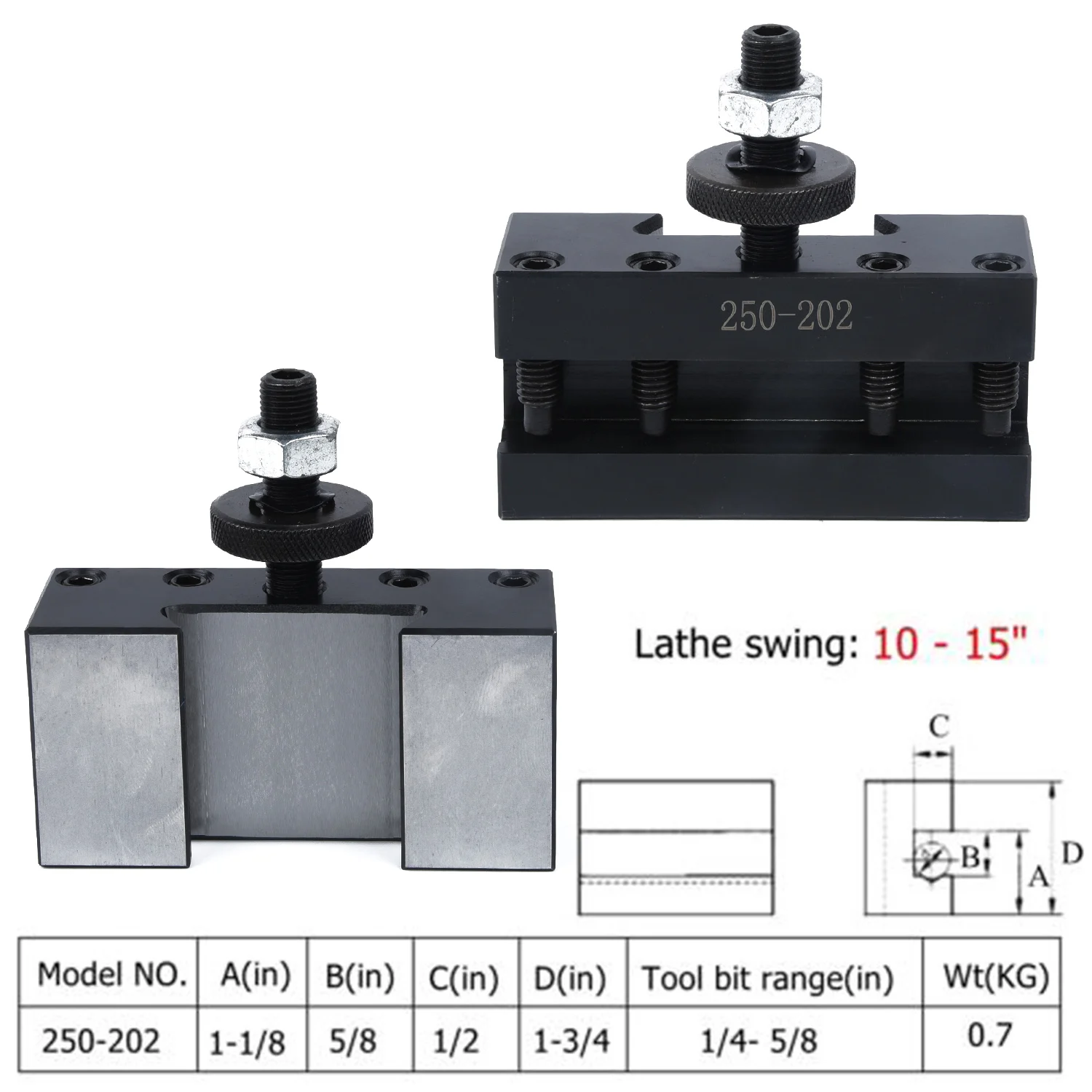 High Quality BXA #2XL 250-202 Quick Change Turning Boring Facing CNC Lathe Tool Post Holder
High Quality BXA #2XL 250-202 Quick Change Turning Boring Facing CNC Lathe Tool Post Holder